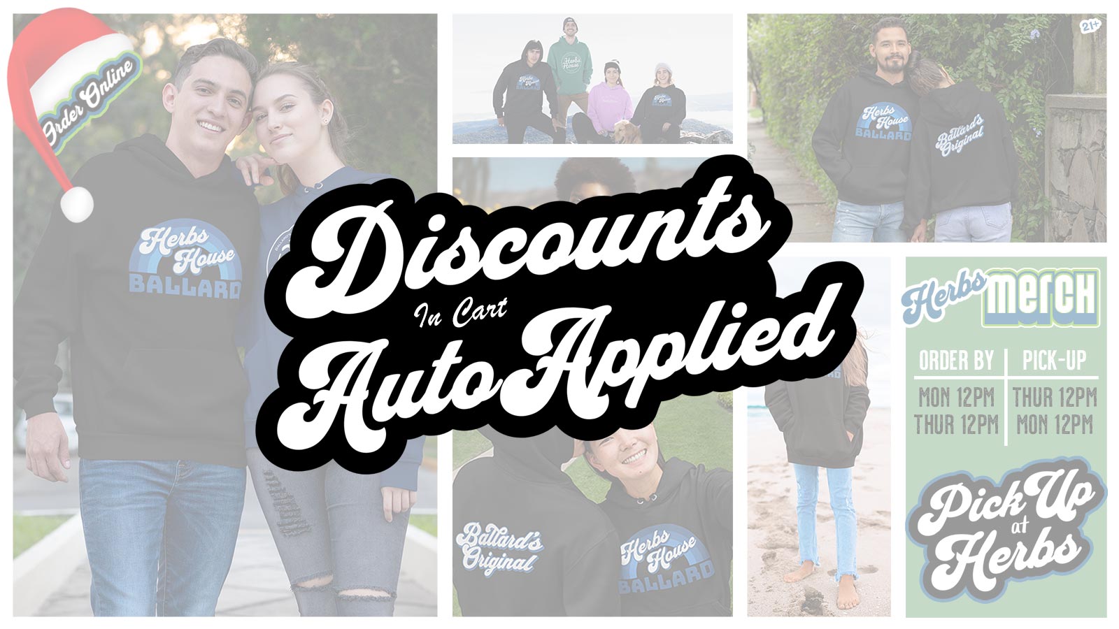 Herbs House Merchandise - Discounts Auto Applied